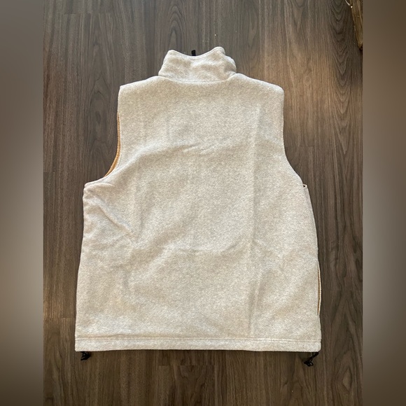 Basic Concepts men’s reversible vest, Tan/Gray Size XL - Picture 4 of 11